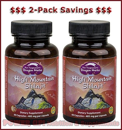 *2-PACK* Dragon Herbs High Mountain Shilajit (60 capsules)