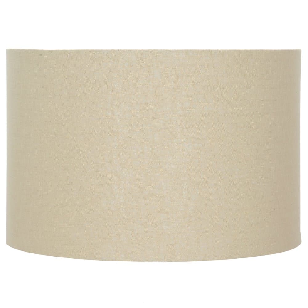 Pacific LifestyleLinen Drum Shade, Fabric, Butterscotch