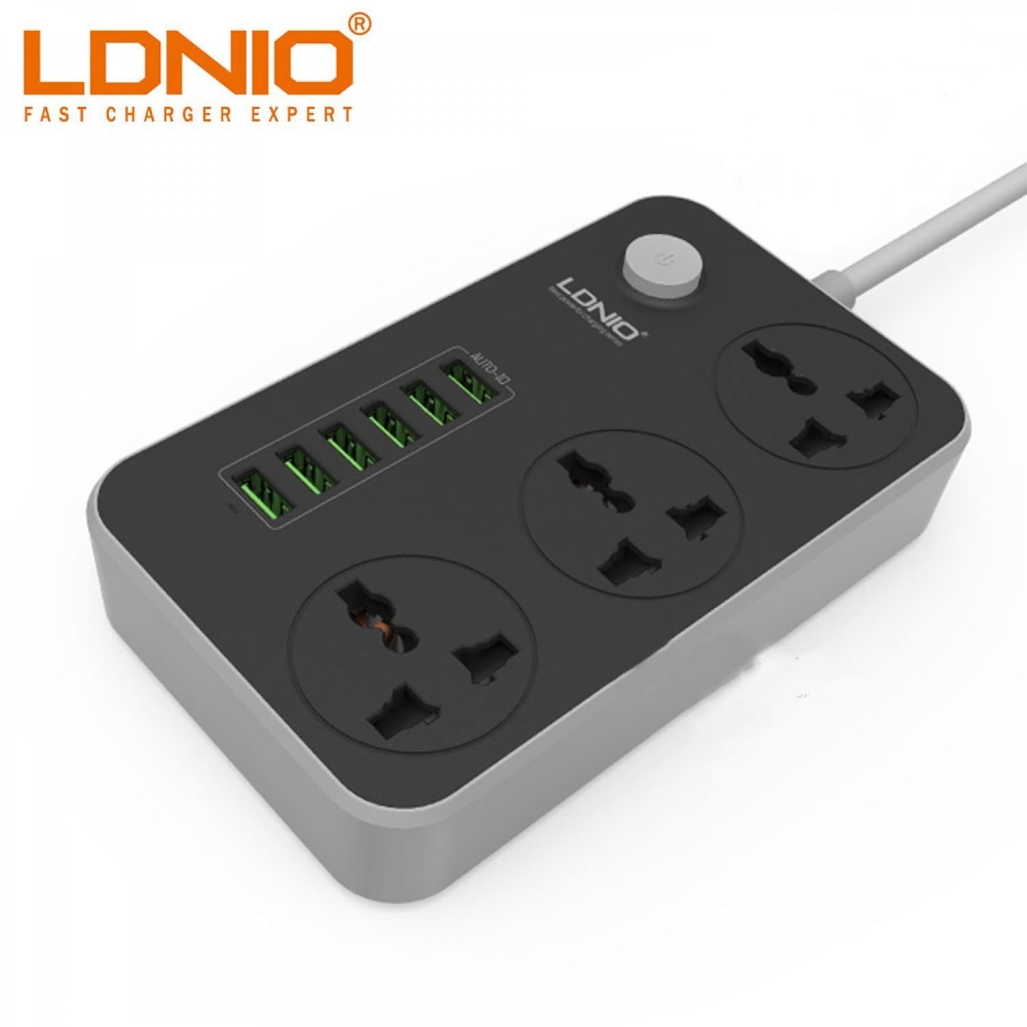 Cellphonez® LDNIO SC3604 Universal USB Type A Charger with Power Sockets.
