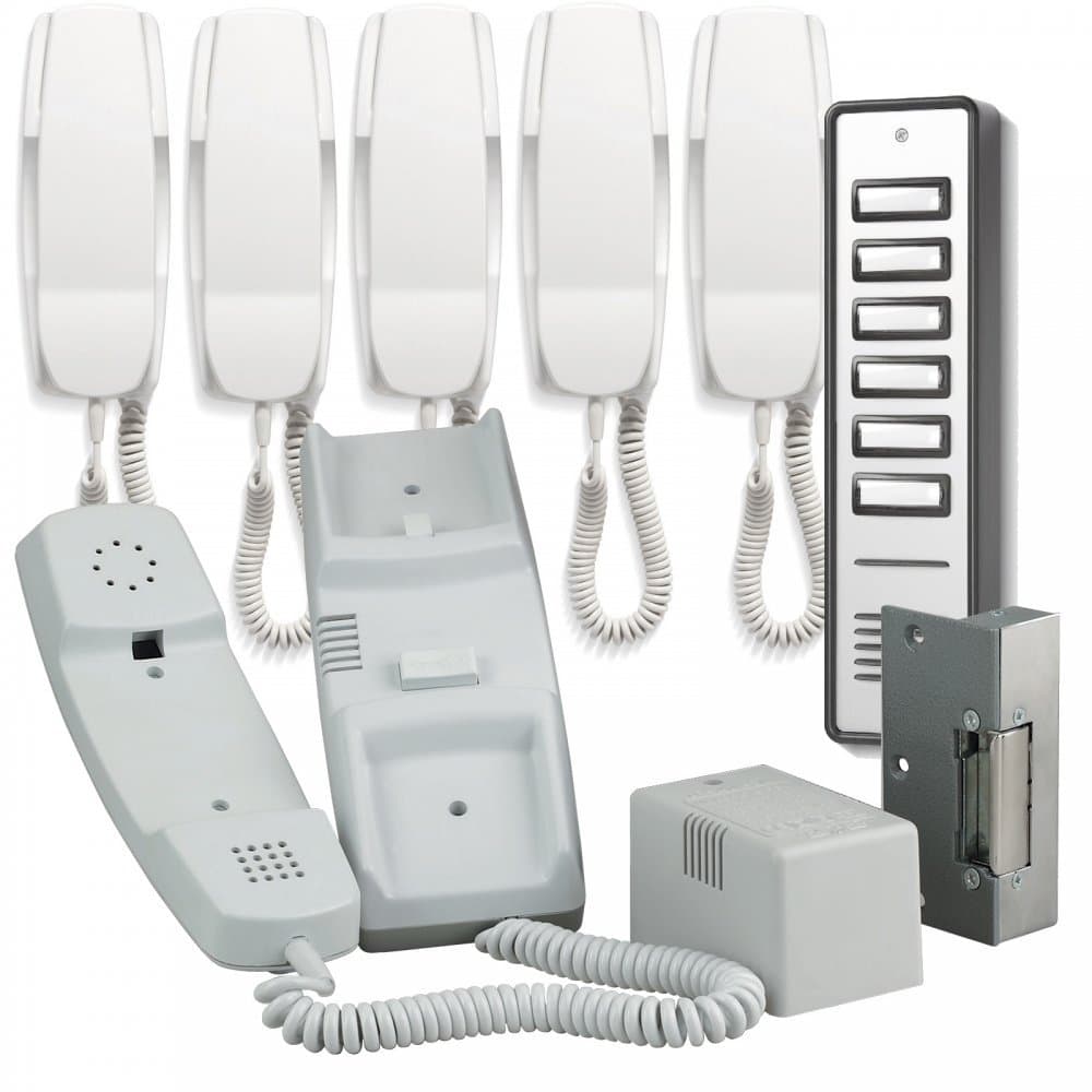 Bell System 900 Series 6 Way Audio Door Entry System inc Lock Release