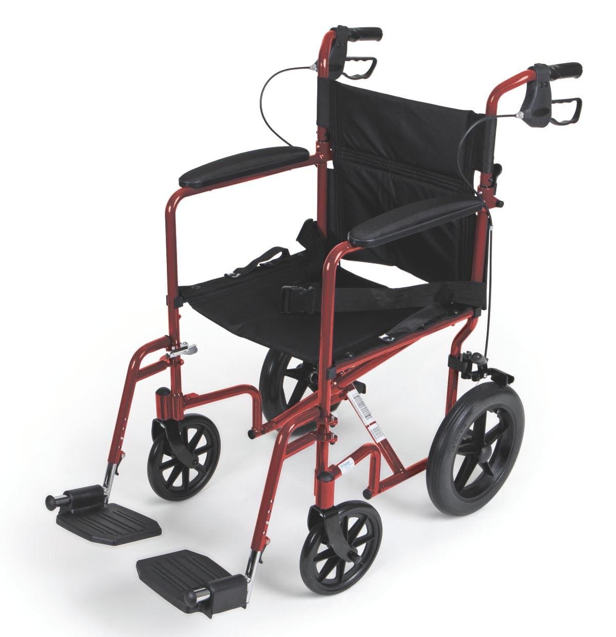 Deluxe Aluminum Transport Wheelchair