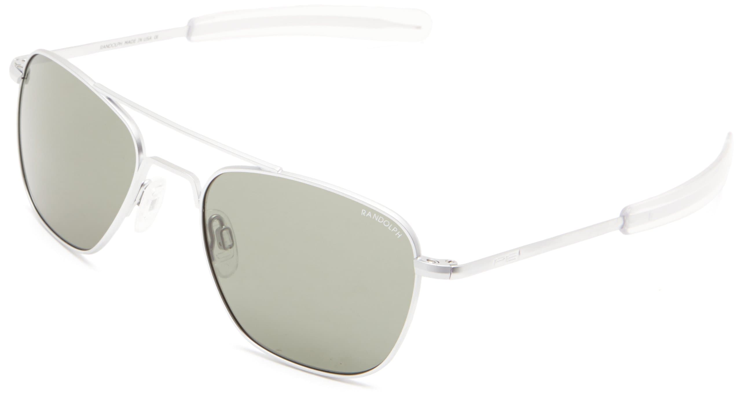 Randolph AVIATOR Matte Chrome Frame (Bayonet Temple Style)