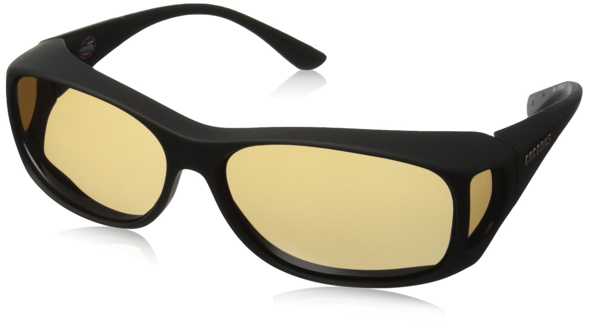 Cocoons Photochromic Polarized Fitover Mx Styleline C702GPC Polarized Rectangular Sunglasses