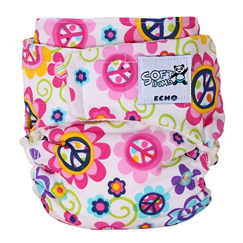 SoftBums Echo Shell with Hook and Loop, Love Blossom