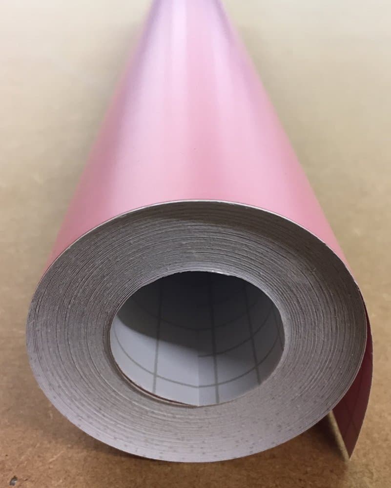 vgoltd Permanent Glossy Adhesive Vinyl Cutting Vinyl Roll for Mug Cup Window Home Decal & DIY Projects (Baby Pink, 30 x 200 cm)