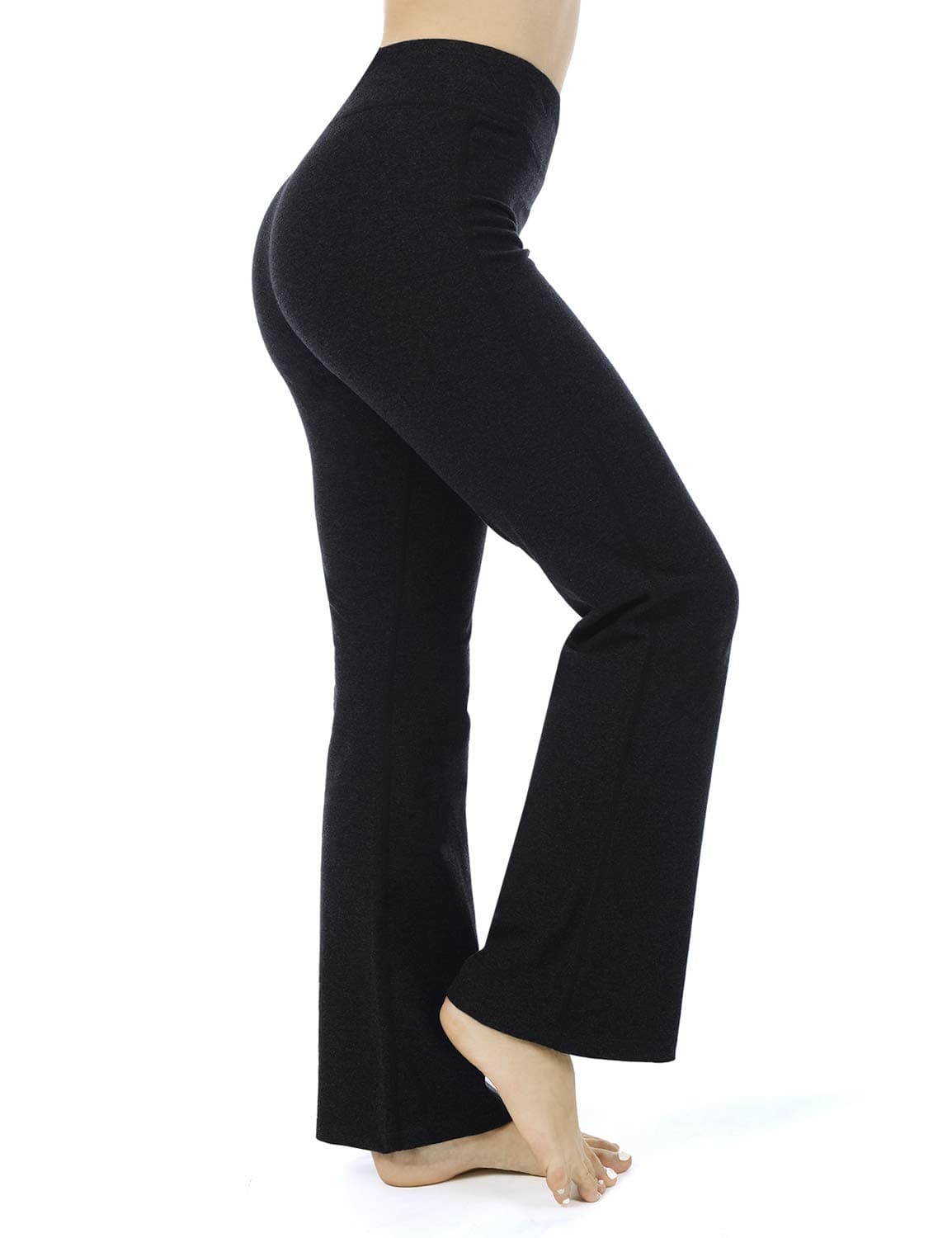 Women's Regular/Tall High Waisted Bootcut Yoga Pants Bootleg Workout Pants Inner Pocket