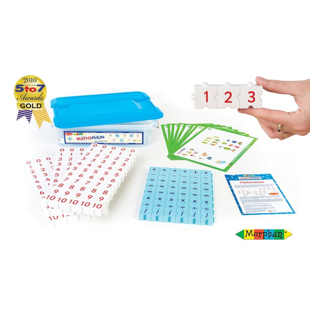 Morphun42045F Addition/Subtraction/Multiplication and Division Mathsphun Toy Set