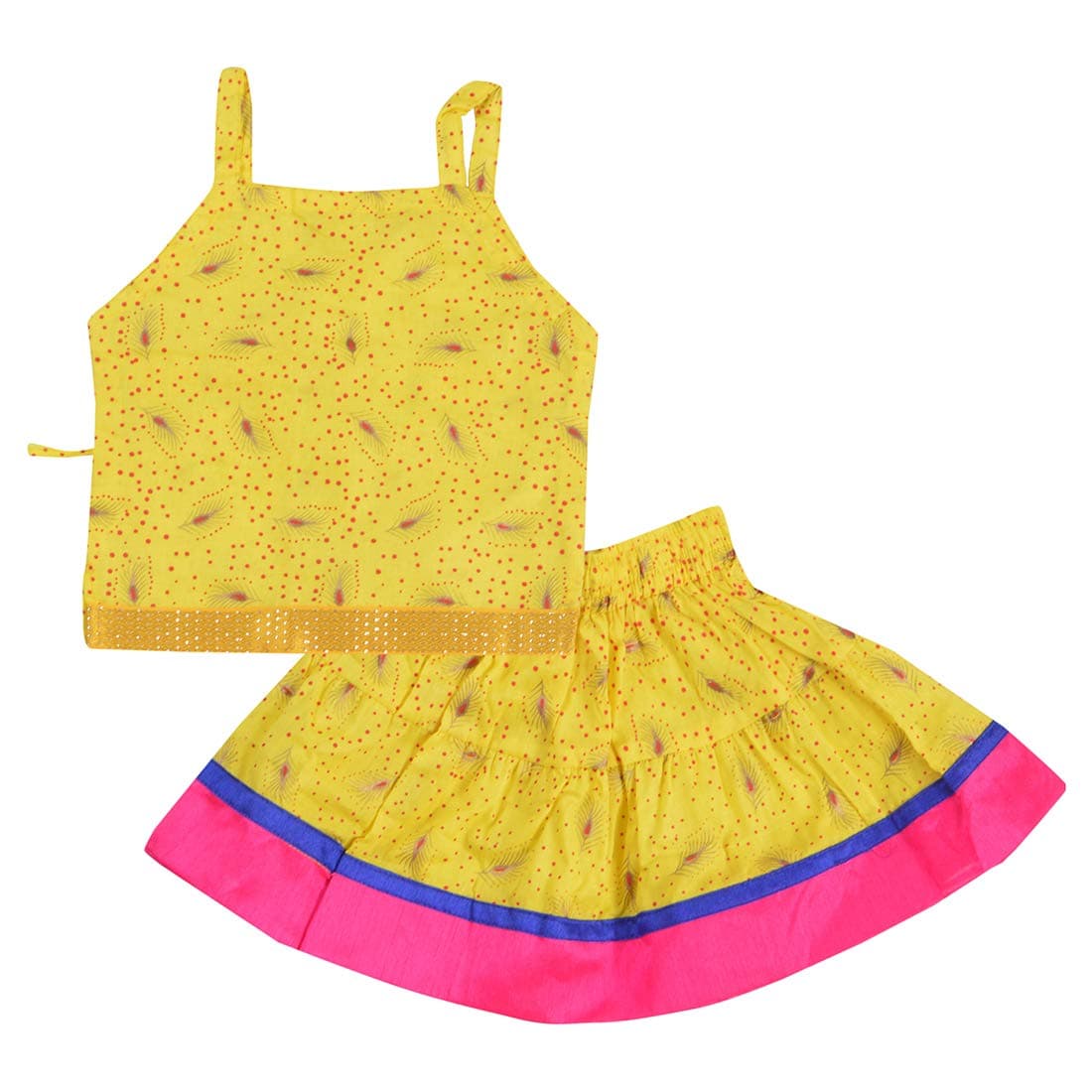 Girl's cotton Lehenga Choli