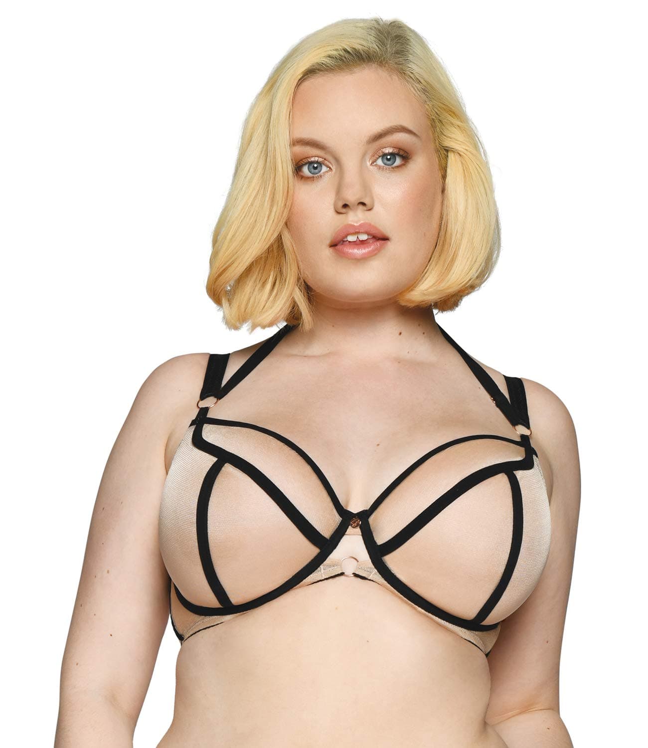 Curvy Kate Scantilly Knockout Plunge Bra (ST3311) 36DD/Latte