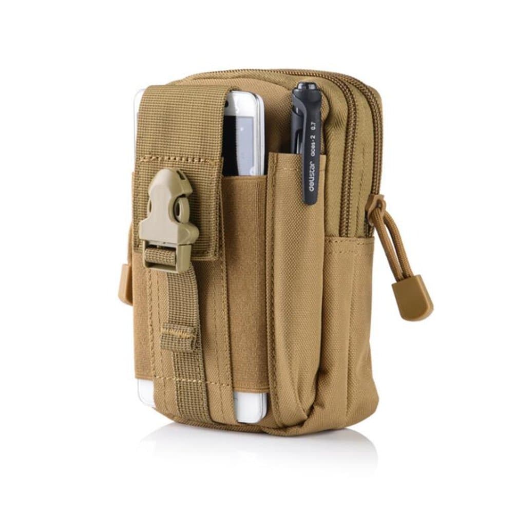 Foxtop 1000D Nylon Multi-Purpose Tactical Molle Pouch EDC Utility Gadget Belt Waist Bag, Camping Hiking Outdoor Gear Cell Phone Holster Holder