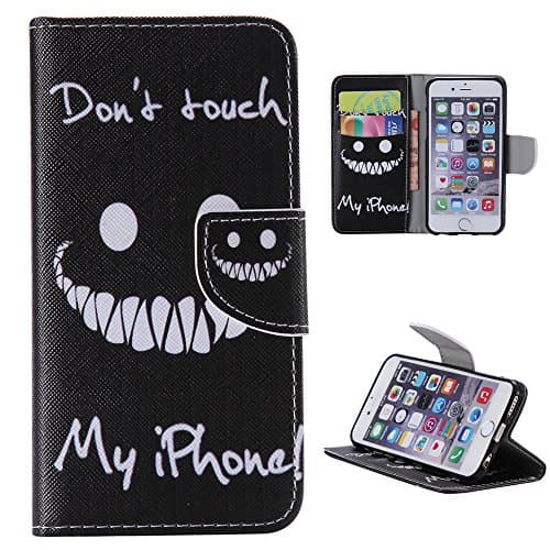 Leather iphone 6s Case,iphone 6 Case,Cartoon Flip Credit Card Wallet Phone Case for Apple iPhone 6 iPhone 6S iPhone6 SCB1109141