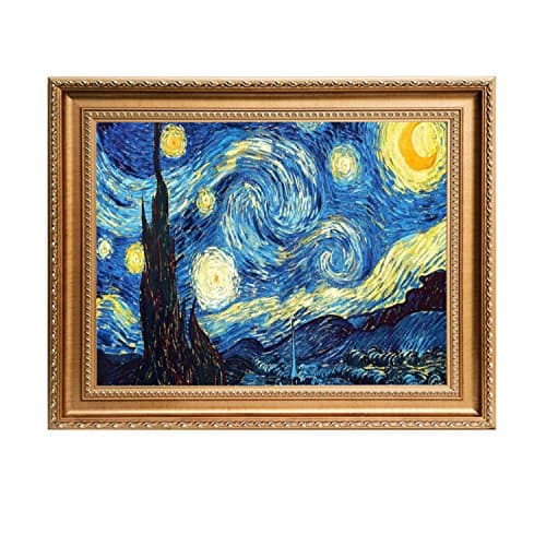 5D DIY Diamond Painting By Number Kits, Full Drill Diamond Painting Starry Night Wall Stickers for Home Wall Decor, Starry Sky 15.7X19.7 inch by CARETHYS