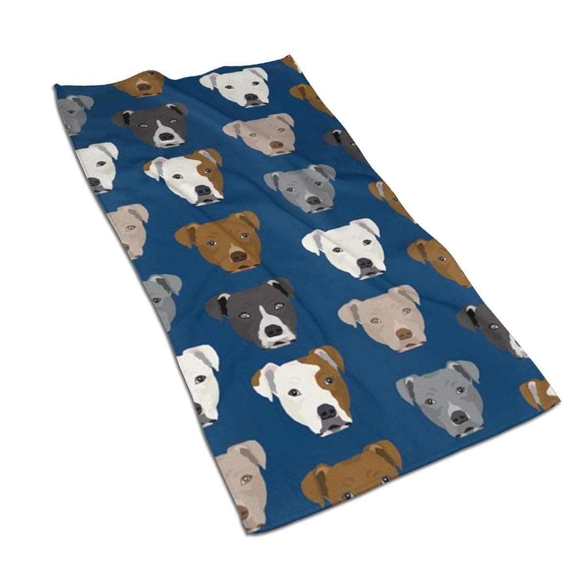 Pitbull Heads Kitchen Towels ¨C 17.5X27.5in Microfiber Terry Dish Towels for Drying Dishes and Blotting Spills ¨CDish Towels for Your Kitchen Decor