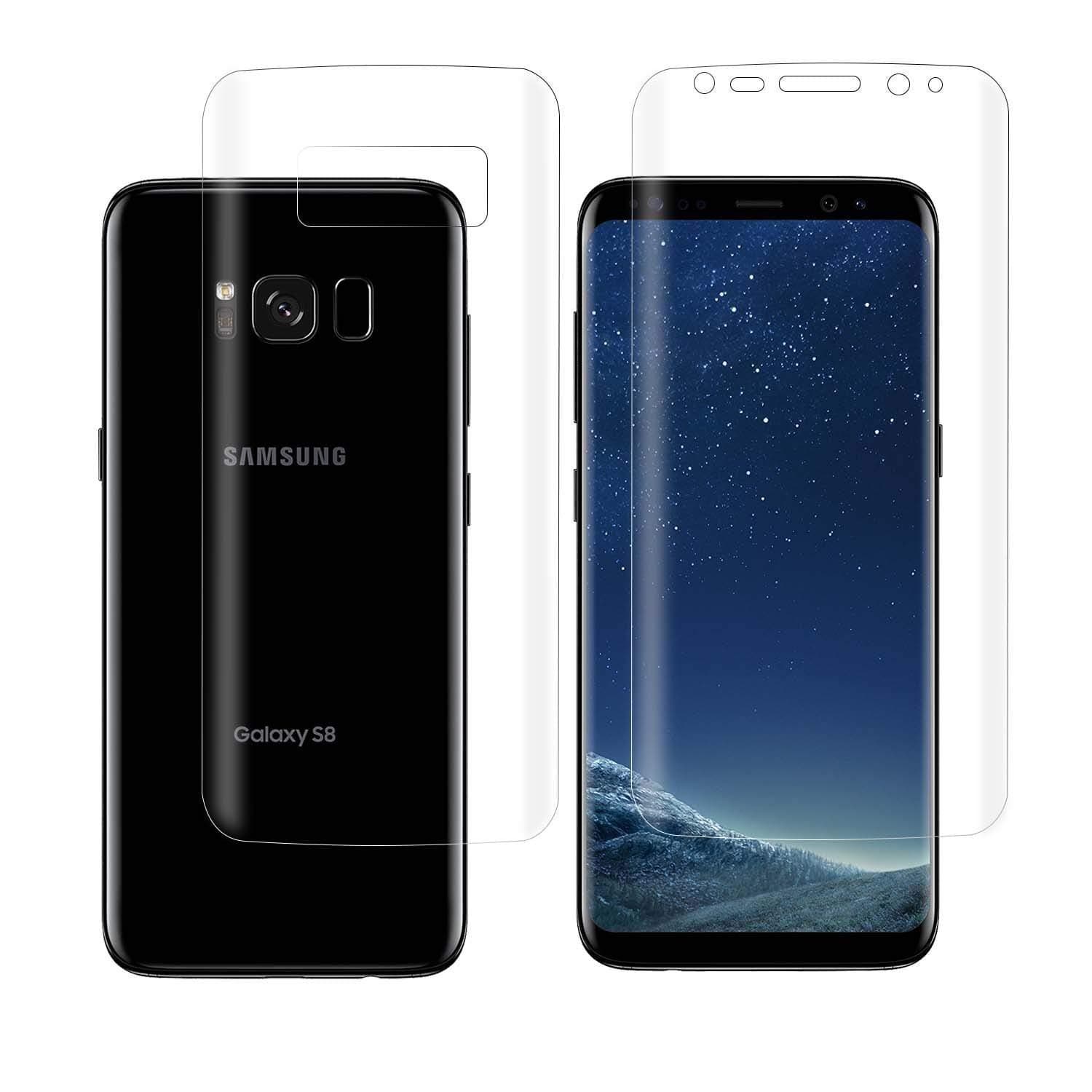 KEVAY Screen Guard for Samsung Galaxy S8 (Front-Back) with Installation Kit