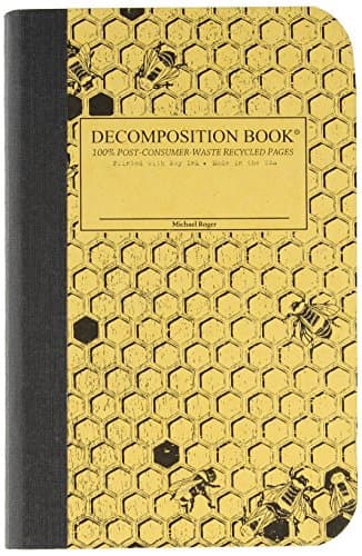 Honeycomb Pocket Sized Decomposition Book: College-ruled Composition Notebook With 100% Post-consumer-waste Recycled Pages