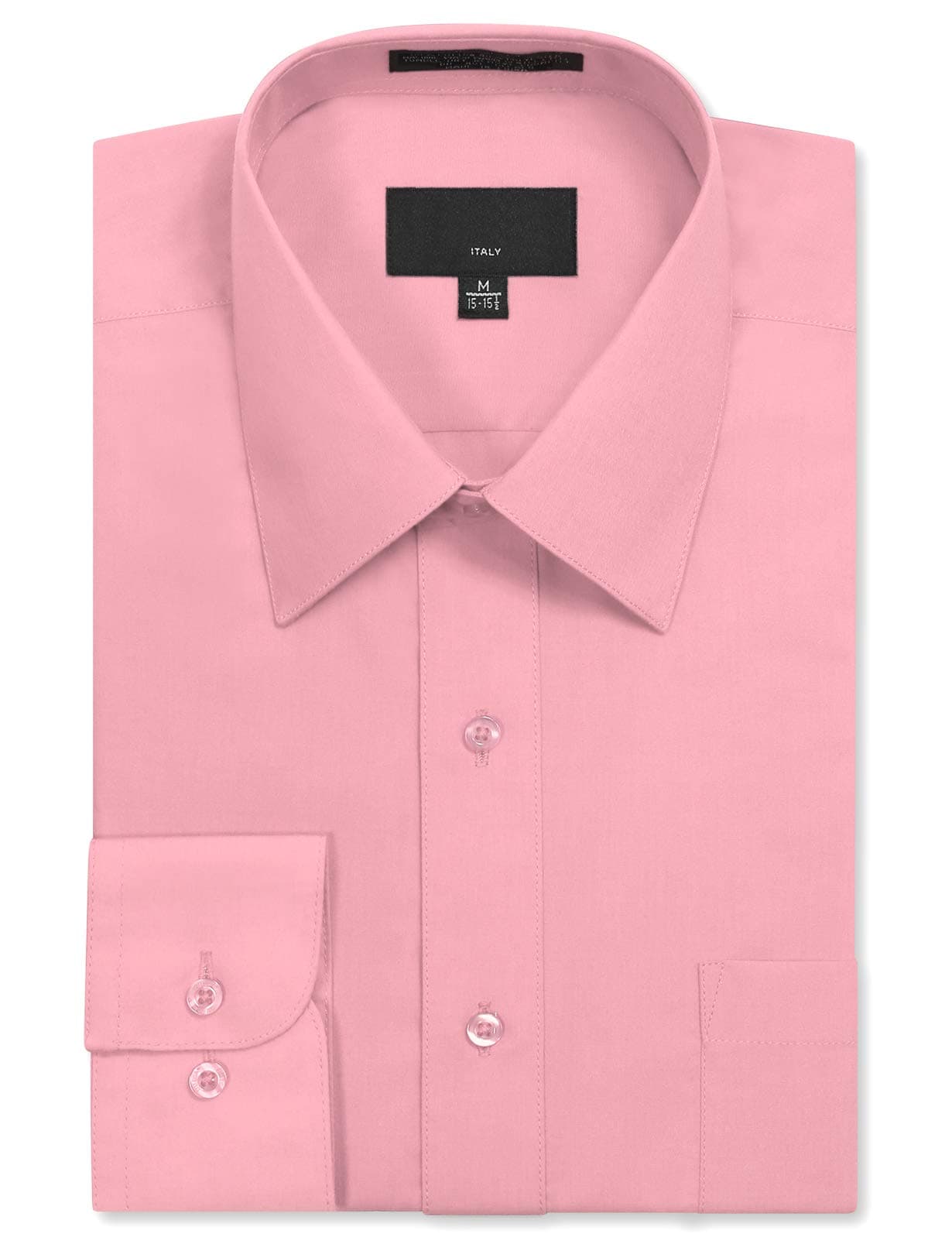 Men's Long Sleeve Regular Fit Dress Shirts