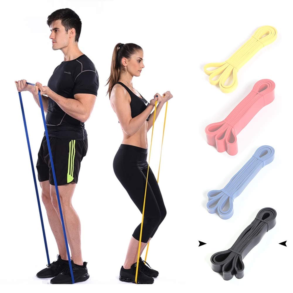 Marsolly Pull Up Assistance Resistance Exercise Bands by Functional Fitness Loop Workout Bands for Stretching, Powerlifting