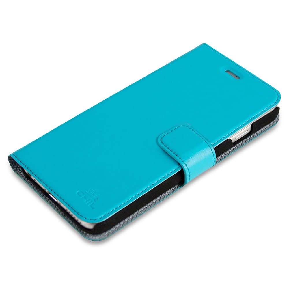 Chil Attraction Jacket Magnetic Wallet & Case for iPhone 6 Plus - Teal