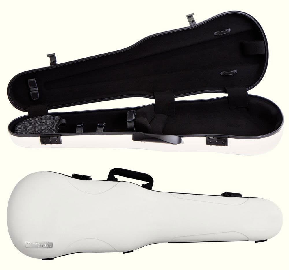 GewaForm Shaped Violin Case Air 1.7 White high gloss Made in Germany