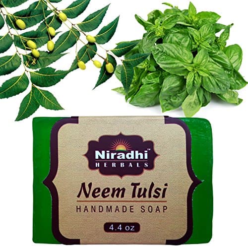 Niradhi Herbals Natural Handmade Bar Soap - made from Natural Essential oil (Single Pack, Neem Tulsi)