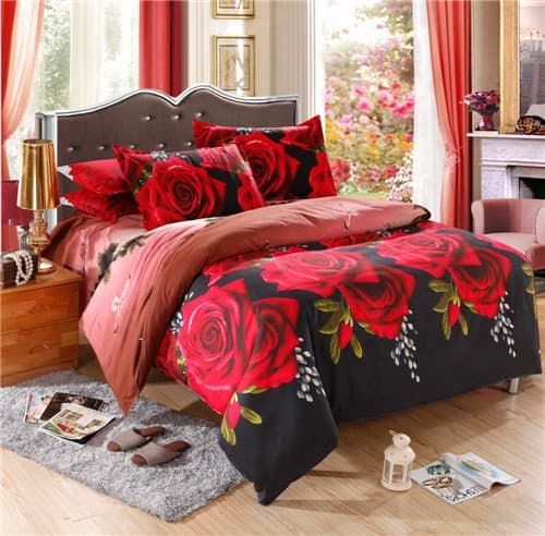 Jessy Home 3D Printed Bedding Sets Four Sets of Bed 3 Sizes£¨Queen£¬Style 8£
