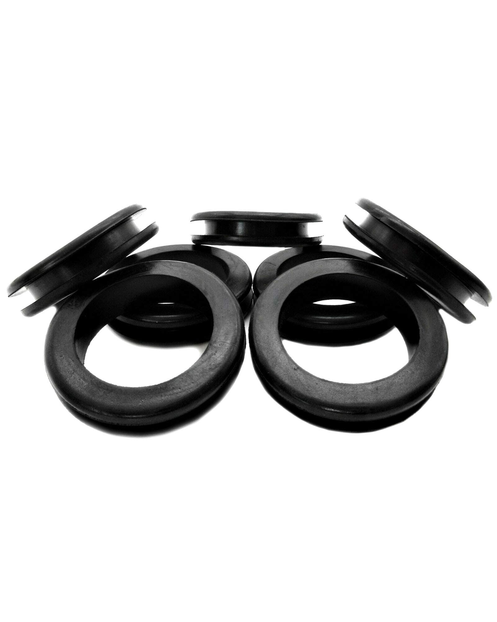 Rubber Grommets for 50mm Panel Hole - 44mm ID x 60mm OD, Fits 6mm Thick Materials - SBR Rubber Grommet Metric Black Rubber Grommet Round Rubber Grommet (10)