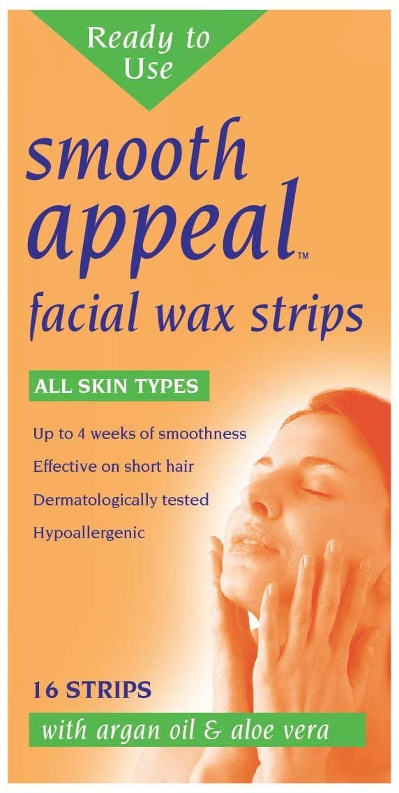 Smooth Appeal Facial Wax Strips 16's