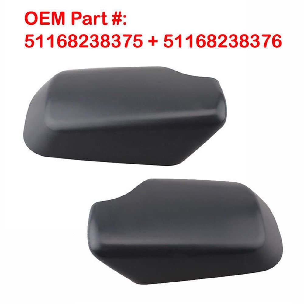 BACAI Left + Right Side Mirror Cover Cap Guard For BMW E46 E39 325i 330i 525i 530i