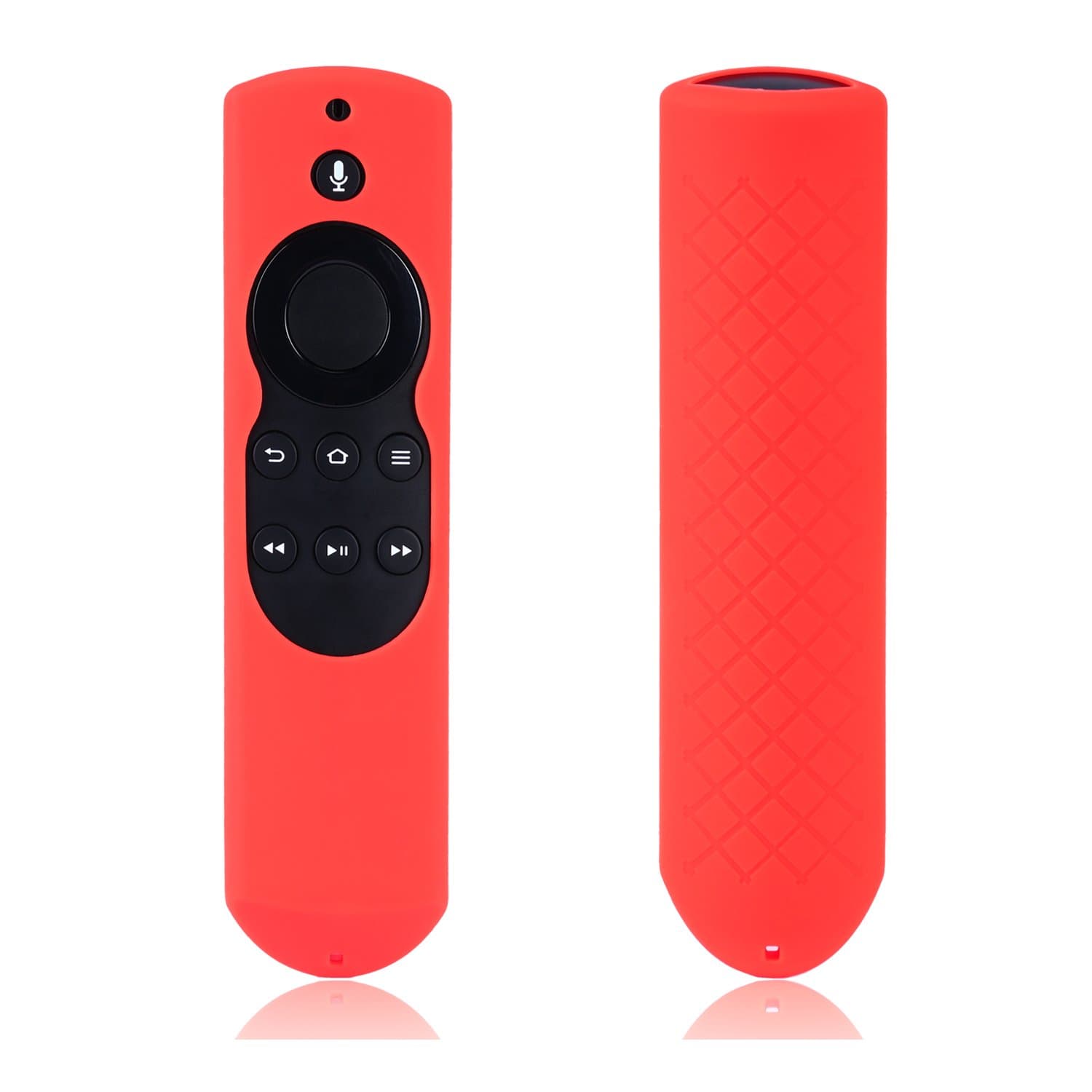 Case for Fire TV or TV Stick Remote,Rukoy Protective Case for 5.9'' Amazon Fire TV or Fire TV Stick Remote with Alexa Voice(Red)