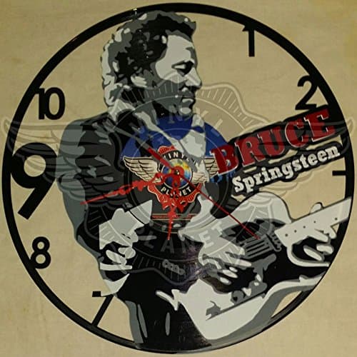 BRUCE SPRINGSTEEN Rock King Decorative Designed Modern Wall Clock Silent Large New Bedroom Livingroom Office Decore Analog Universal Perfect Gifts for Music Lovers Rock - Win a prize for feedback