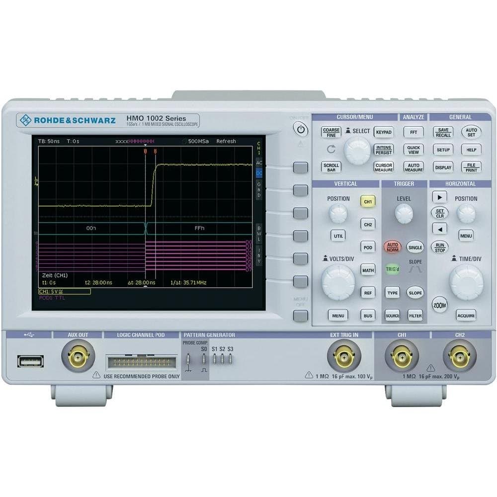 Rohde & Schwarz hmo1102 2-canali Oscilloscope Digital Memory
