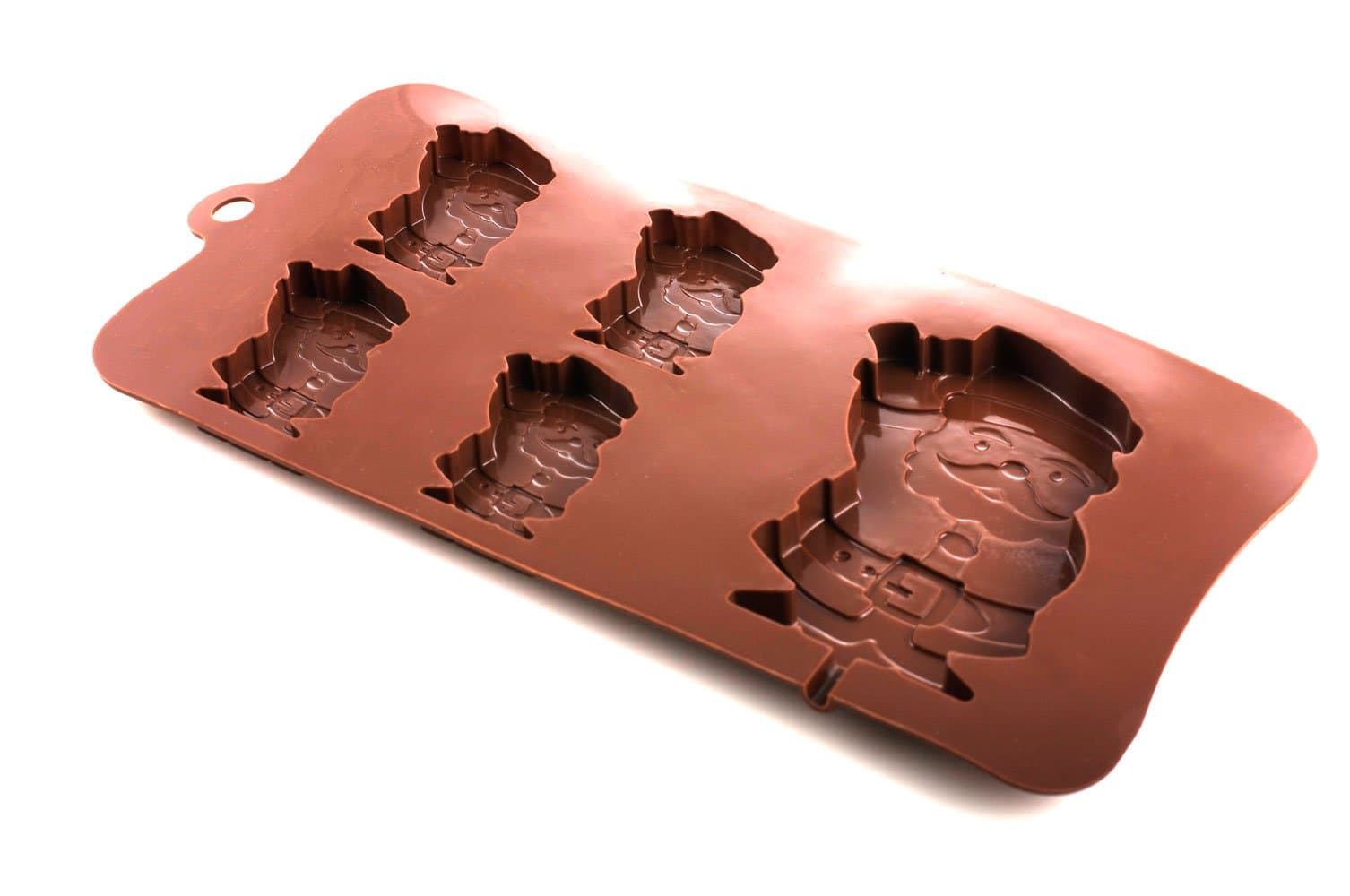 Festive Christmas Silicone Bakeware Moulds (Waving Santa)