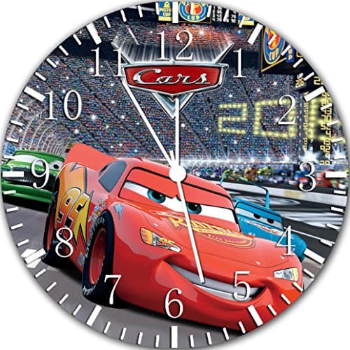 Disney Cars Mcqueen Frameless Borderless Wall Clock Y106 Nice For Gift or Room Wall Decor