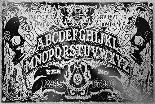 Black Steel Designer Ouija Board