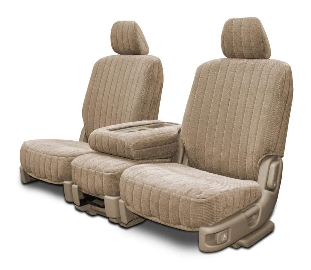 Custom Seat Covers for Volkswagen Golf Front Low Back Seats - Taupe Madrid