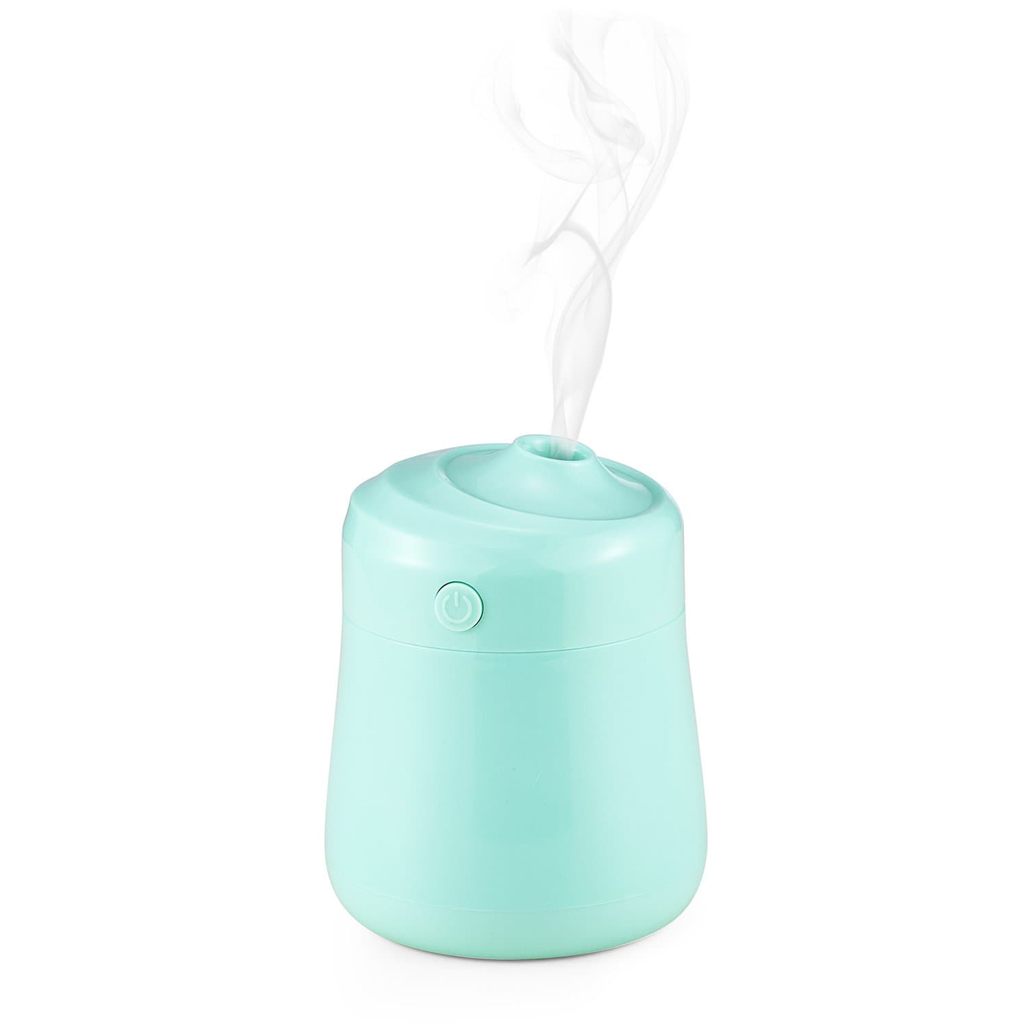 Yorek USB Cool Mist Humidifier, Mini Desktop Humidifier with Timed Auto Shutdown for Bedroom, Home and Office (Green)