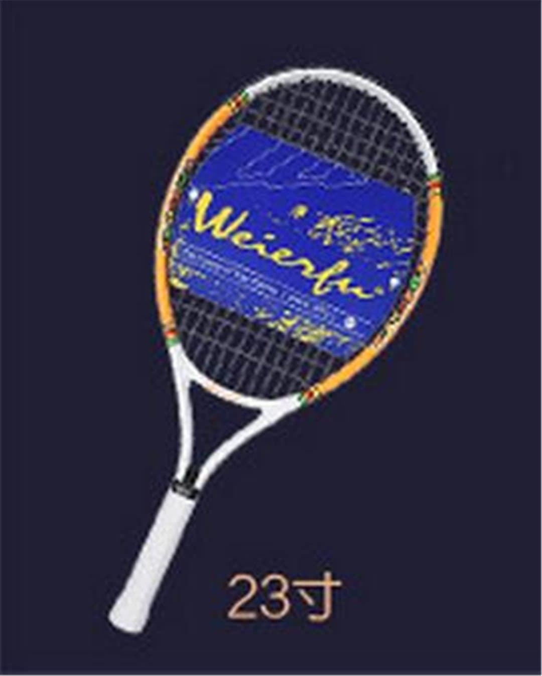 Weierfu Wilfu Children's Tennis Racket Junior Beginner Single Training Set 19-21- 23-25 Inch