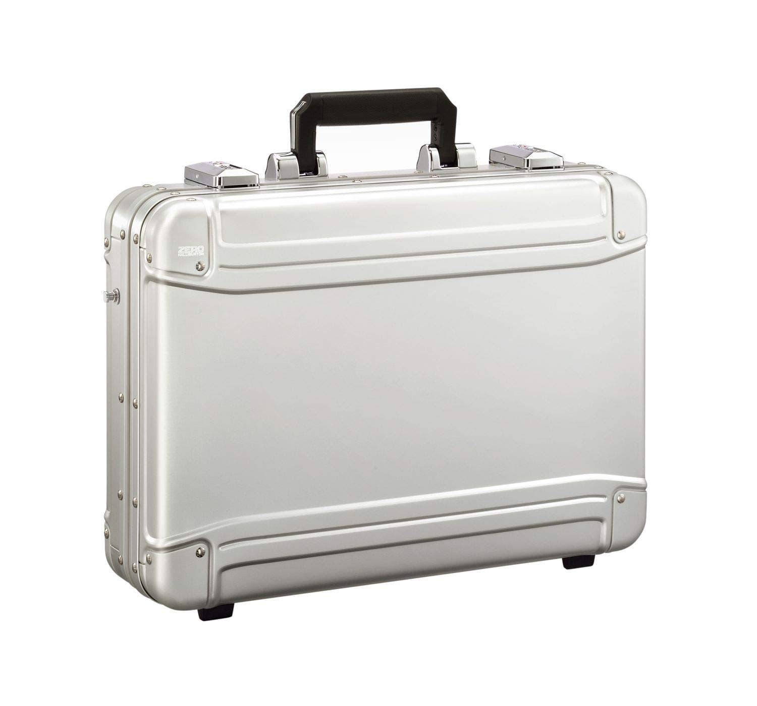 Zero Halliburton Geo Aluminum Large Computer Case in Silver