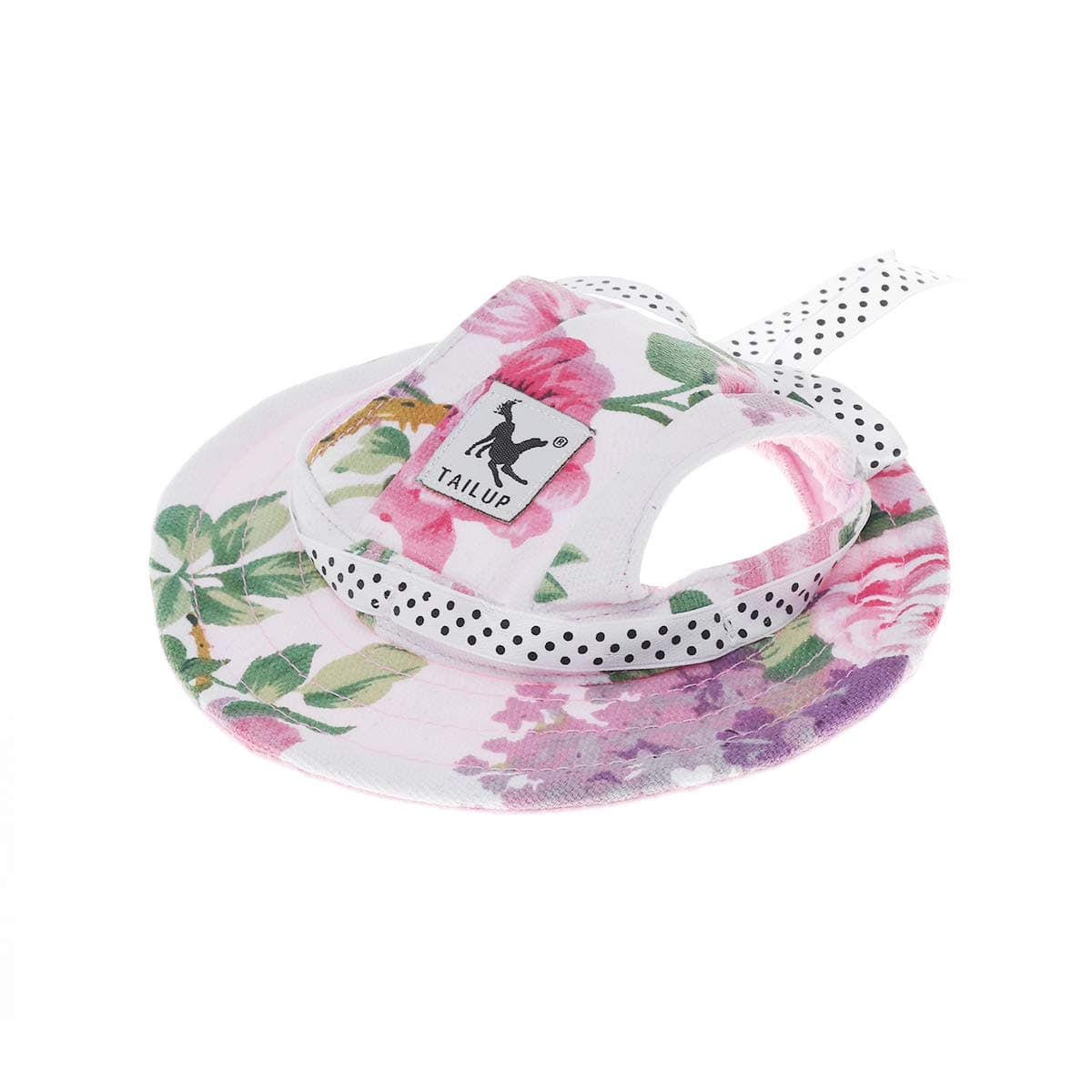 WINOMORound Brim Pet Cap Pet Mesh Porous Sun Cap with Ear Holes for Small Dogs (S 4.33 x 12.6 x 3.94 inches)