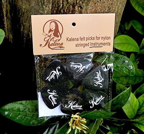 Kalena Felt Picks 6 pack for ukulele, guitar, stringed instruments