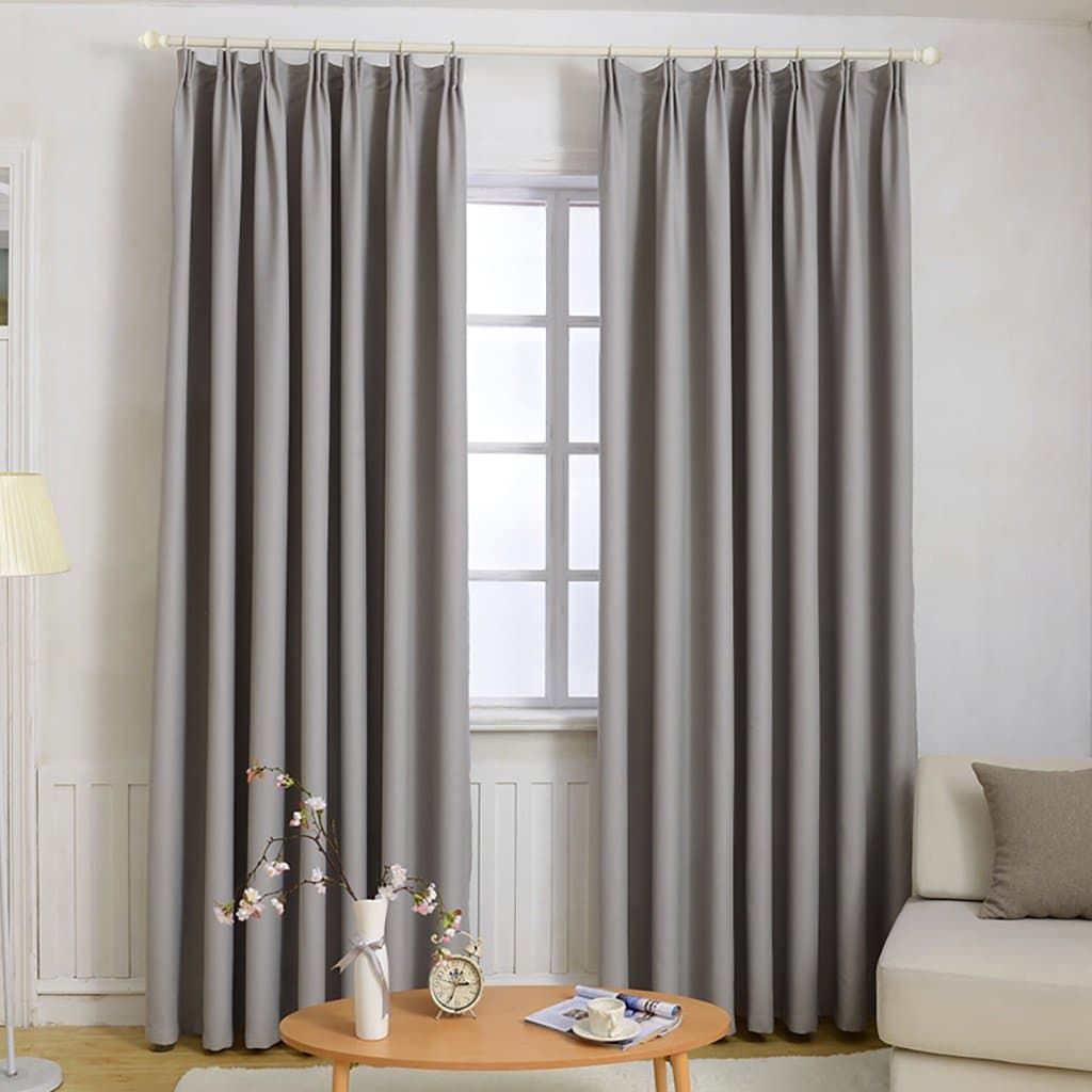 Curtains Super Soft Solid Thermal Insulated Blackout Curtains Thickened Hook Up Curtains Bedroom Living Room Balcony (one pair) (Size : 150cm*260cm)