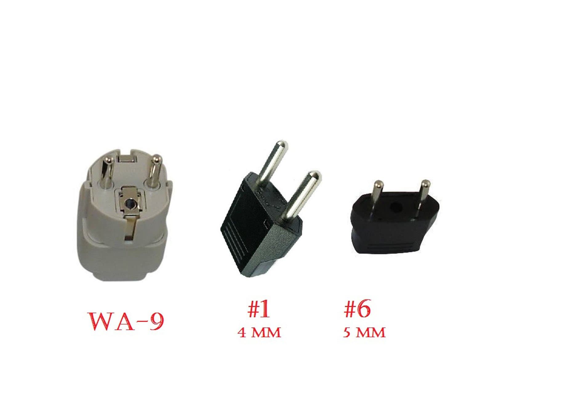 REGVOLT KIRGHISTAN PLUG ADAPTERS WA-9, #1, & #6