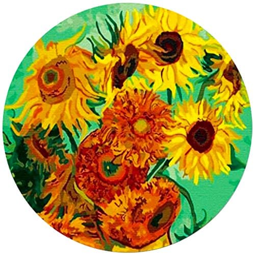 Expanding Stand and Grip with Separate Mounts for Mount Holder Sockets for iPhone iPad Samsung Nintendo Switch and All Other Smart Phones and Tablets - Sunflowers by Van Gogh