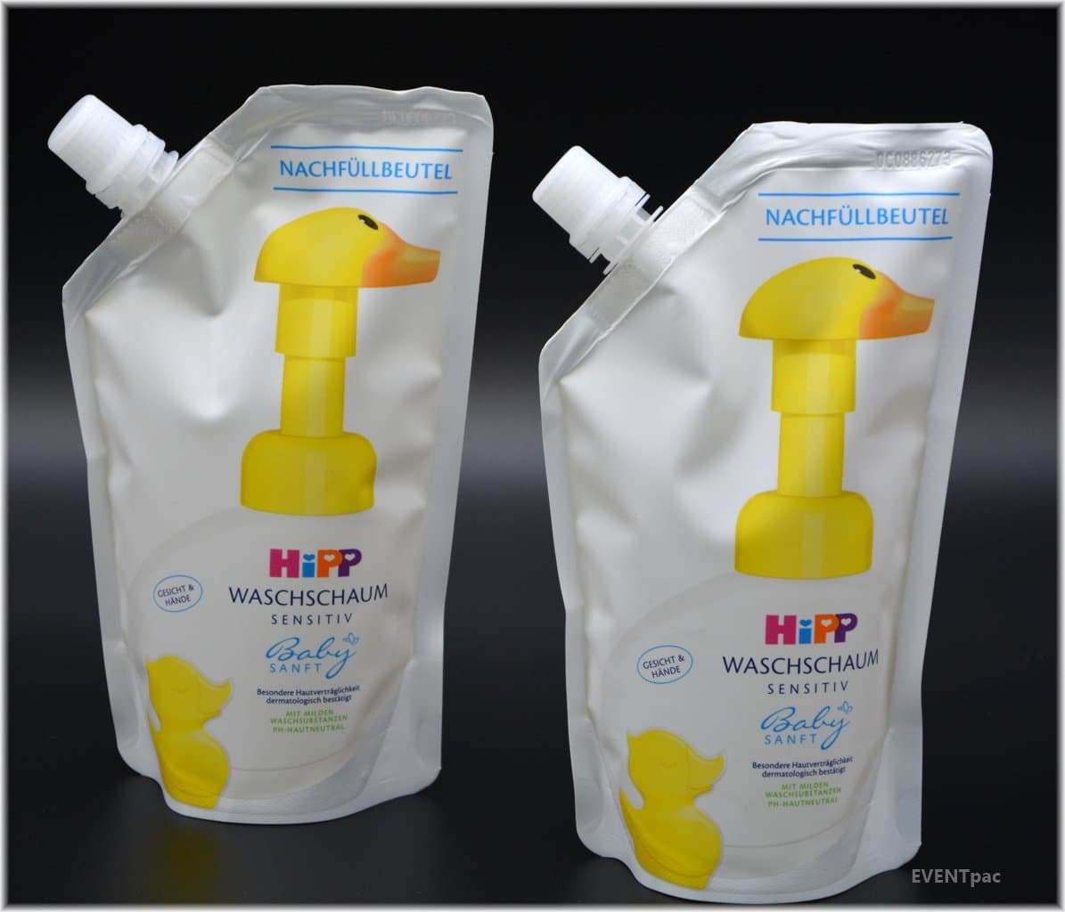 Hipp Baby Soft Refill Pack for Washing Foam Pack of 2 – 2x 250ml Sensitive Tank – (Pack 01399145