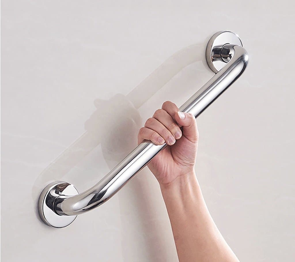 Armrest H Handrails Bathroom Handrail Old Non-slip handle Bathroom Barrier-free 304 Stainless steel Handrails for handicapped Bathtub Rails (Size : 68cm)