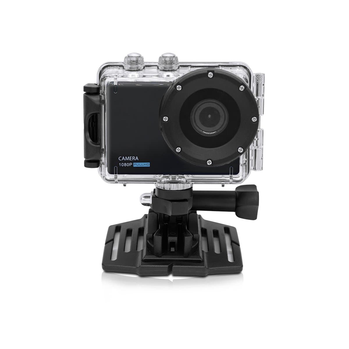 Vmotal Action Camera, WiFi Version Diving Bicycle Action Camera 12 MP Full HD 1080P Waterproof Sports Cam with Wide-Angle Lens and Rechargeable Battery (Black)