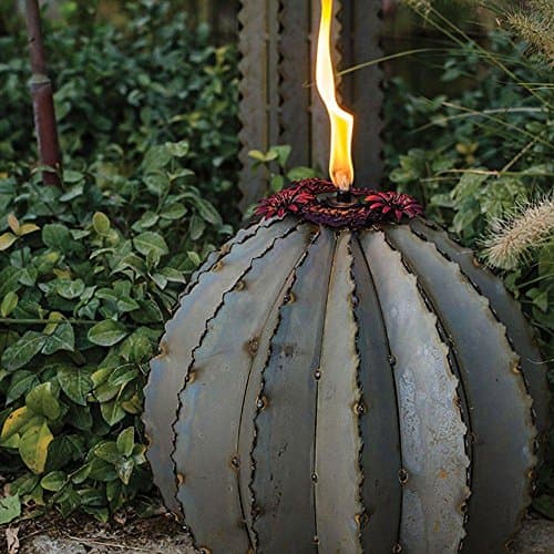 Desert Steel Small Golden Barrel Cactus Torch