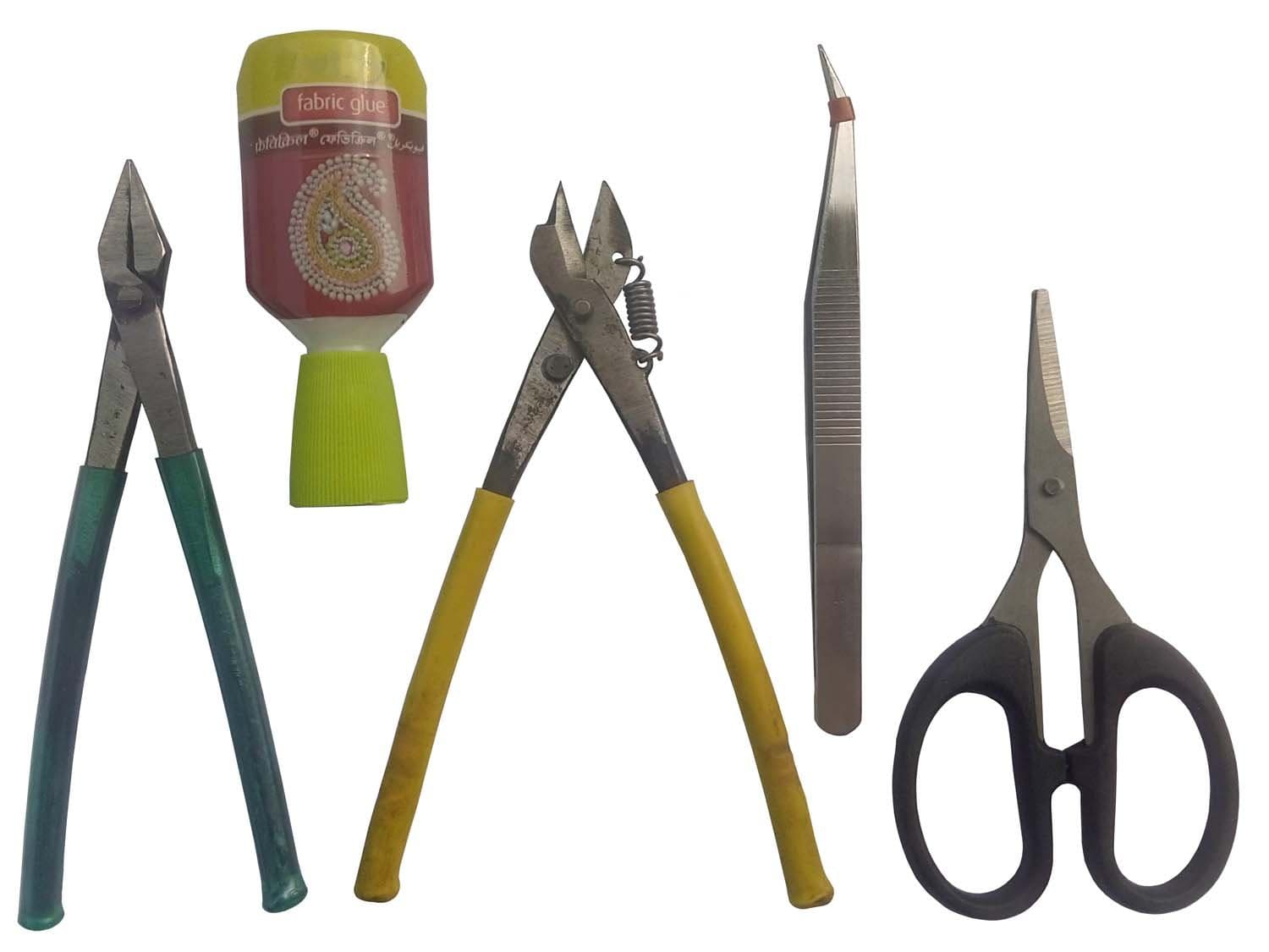 Soft Rain Metal Jewellery Making Tool Set, Multicolour (Pack of 5)