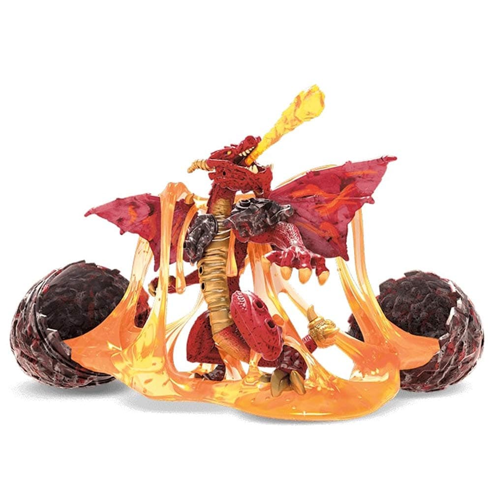 Breakout Beasts Mega Construx Blackheart – Blind Egg Series 1 | Identified, Unopened Mystery Egg | Blazing, Red Dragon