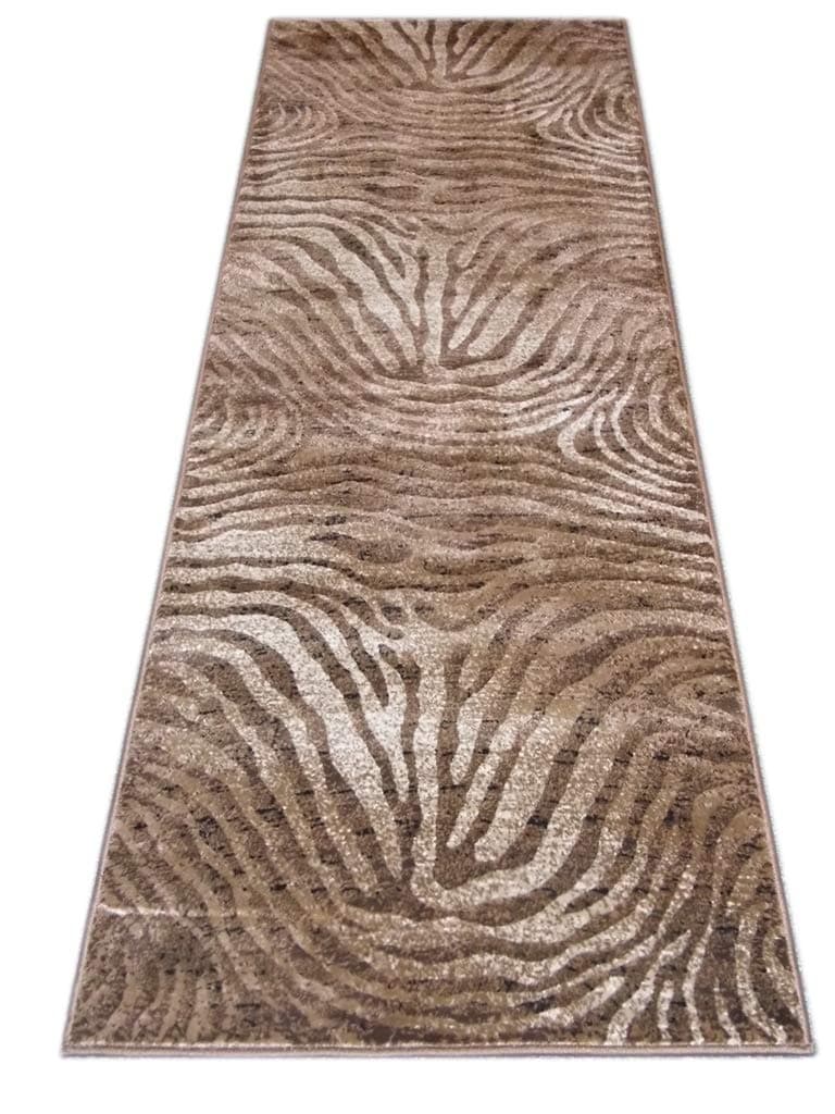 Mystig Finger Print Rug Runner 32 In. X 7 Ft 464 Chocolate